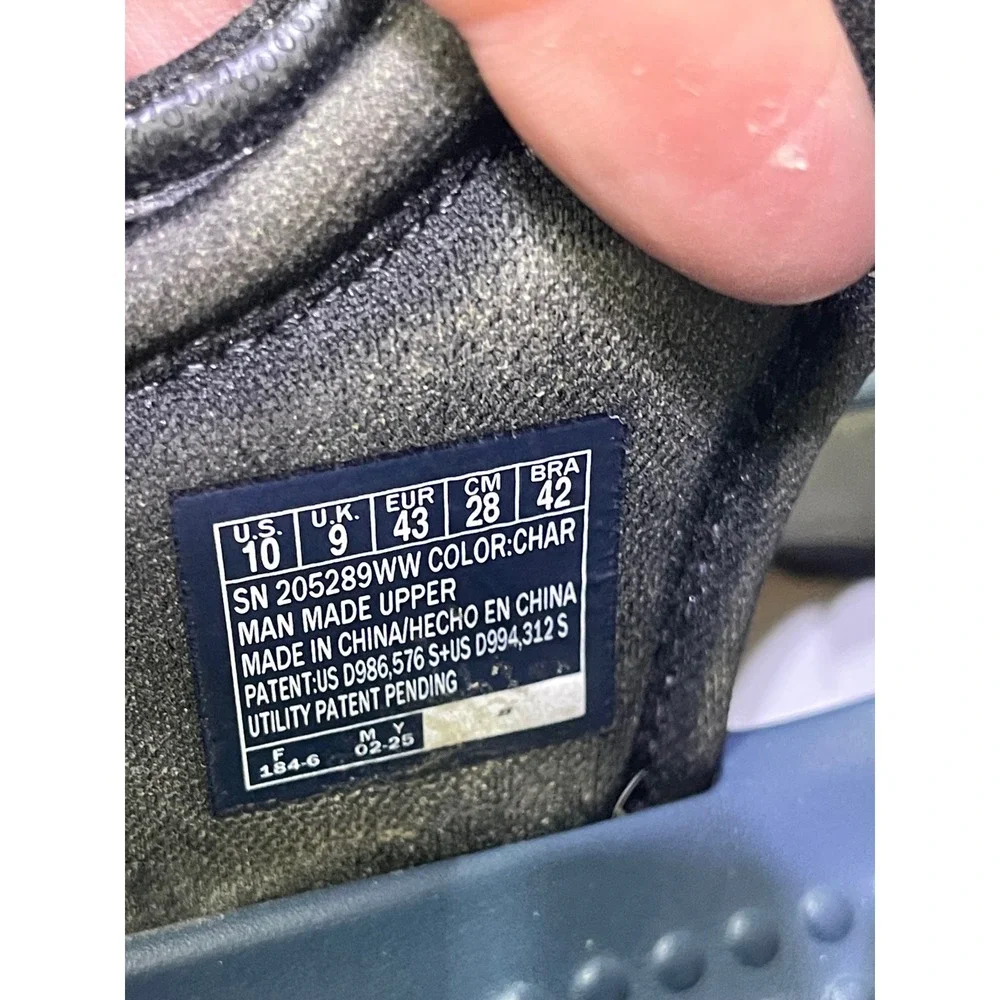 Skechers Hands Free Slip-ins Sandals Mens 10 Extra Wide Fit Charcoal 205289WW